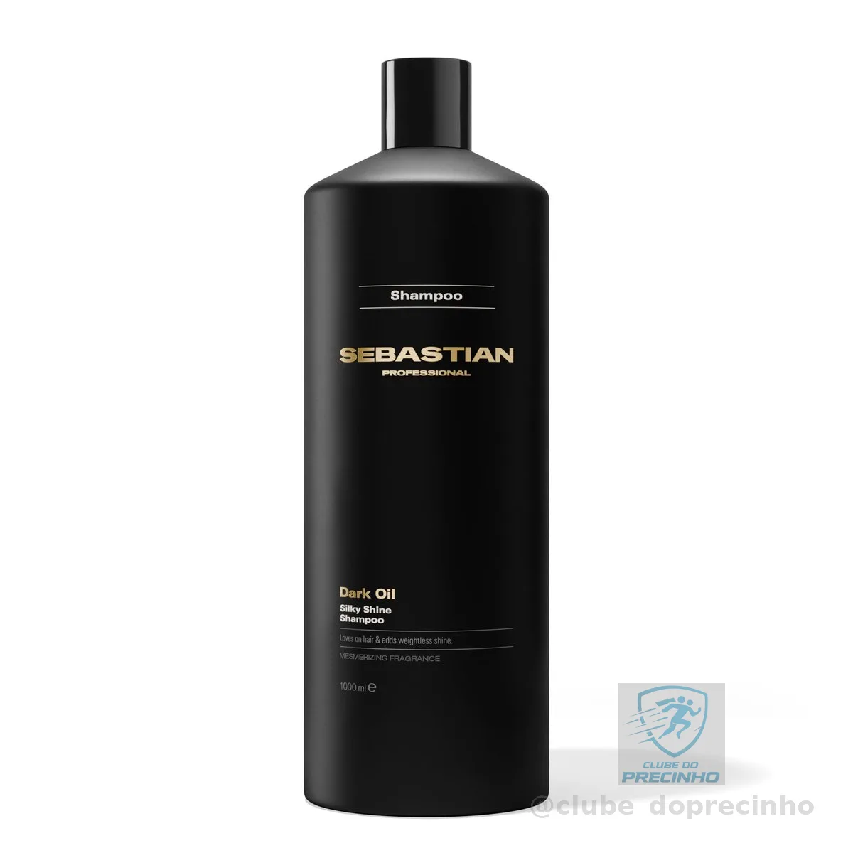 Sebastian Professional, Dark Oil, Shampoo de nutrição, brilho e maciez para todos os tipos de cabelo, 1L
