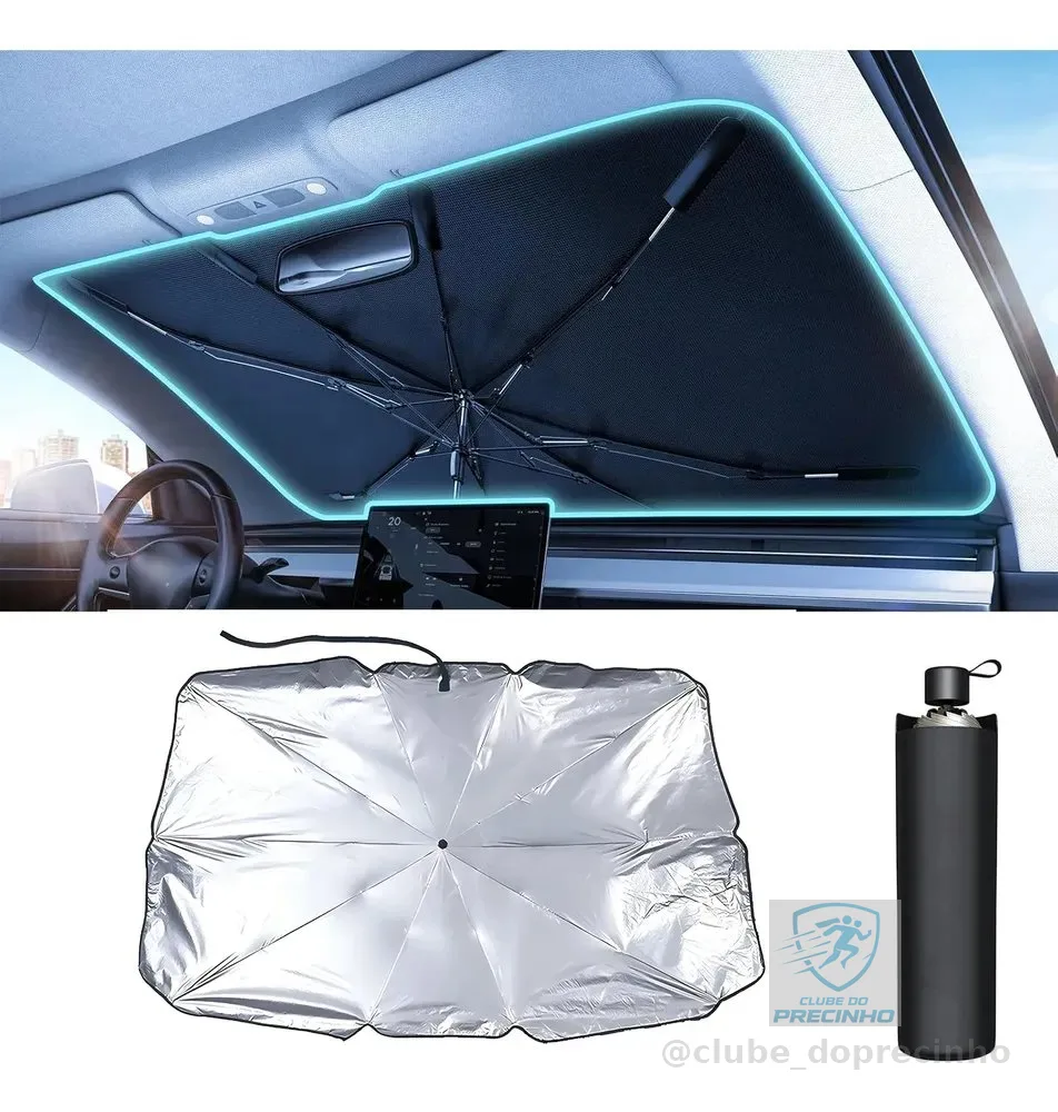 Quebra Sol Para Brisa Carro Protetor Solar Quebra Sol Eletro