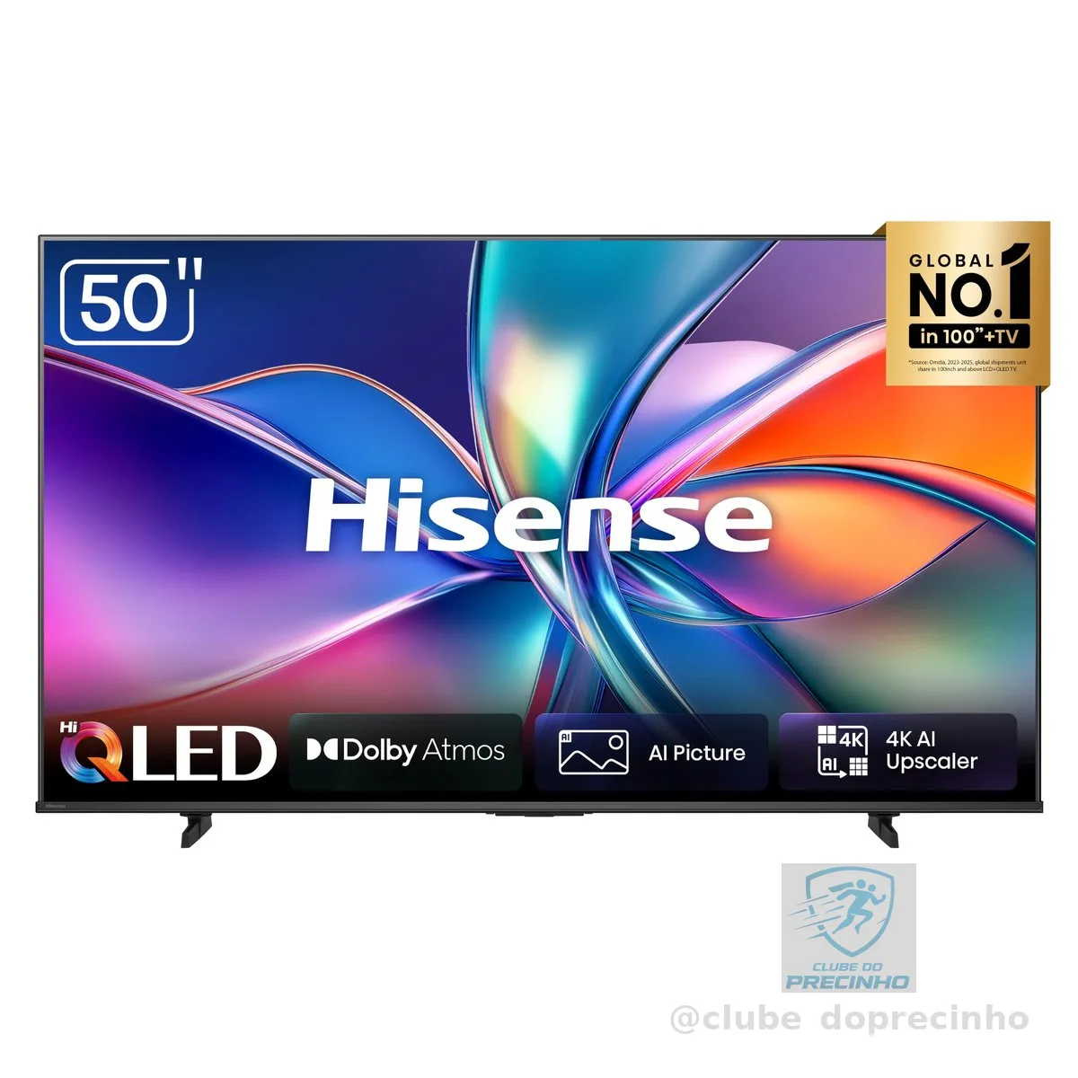 Hisense Smart TV 4K Hi-QLED 50" Polegadas 50Q6QVV