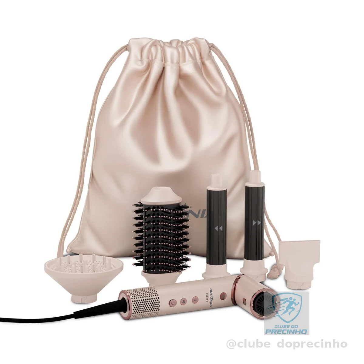 Britânia Secador de Cabelo Motor BLDC 1450W BSD15A 127V Metal e plástico Rosa com rosê