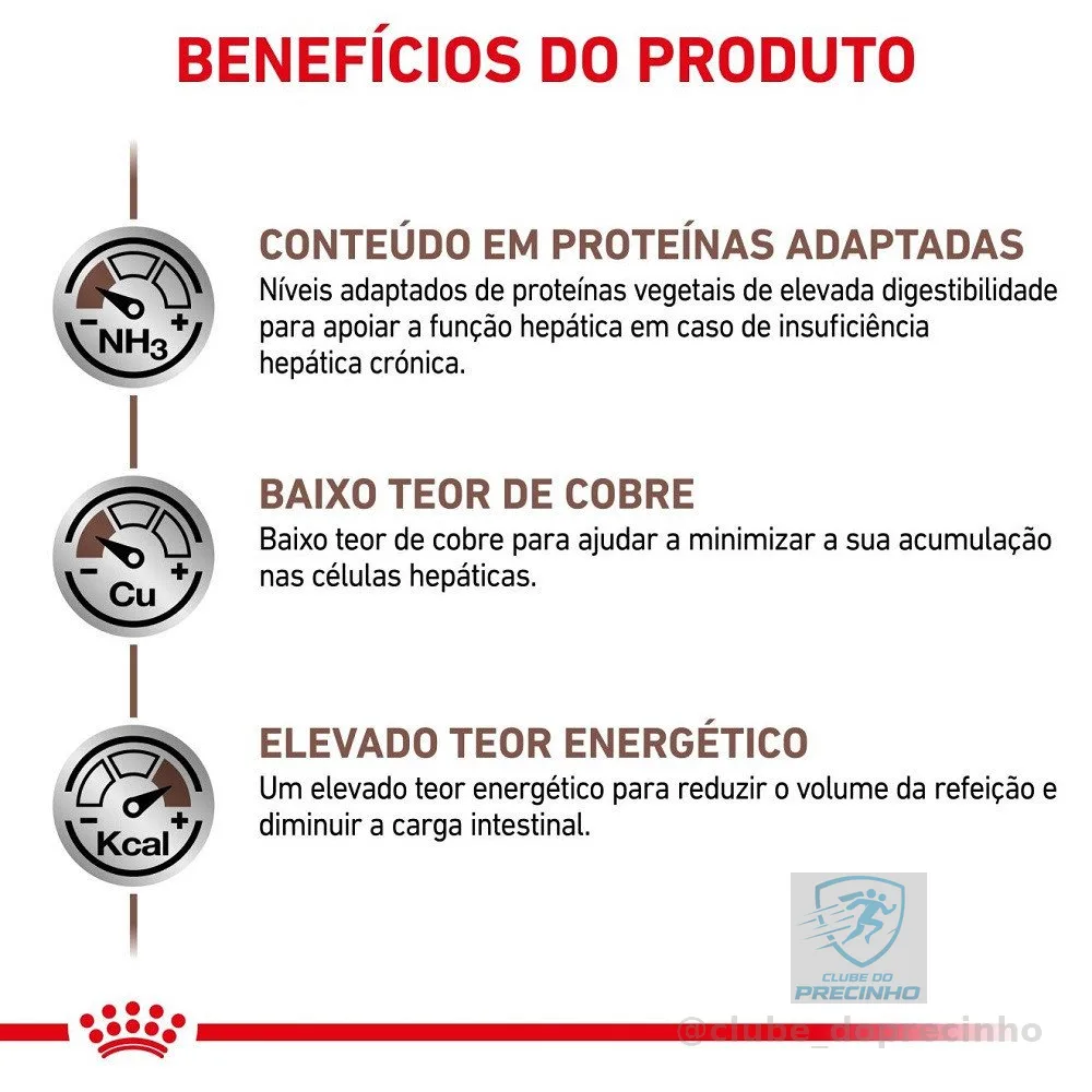 Ração Hepatic Canine 2kg Royal Canin