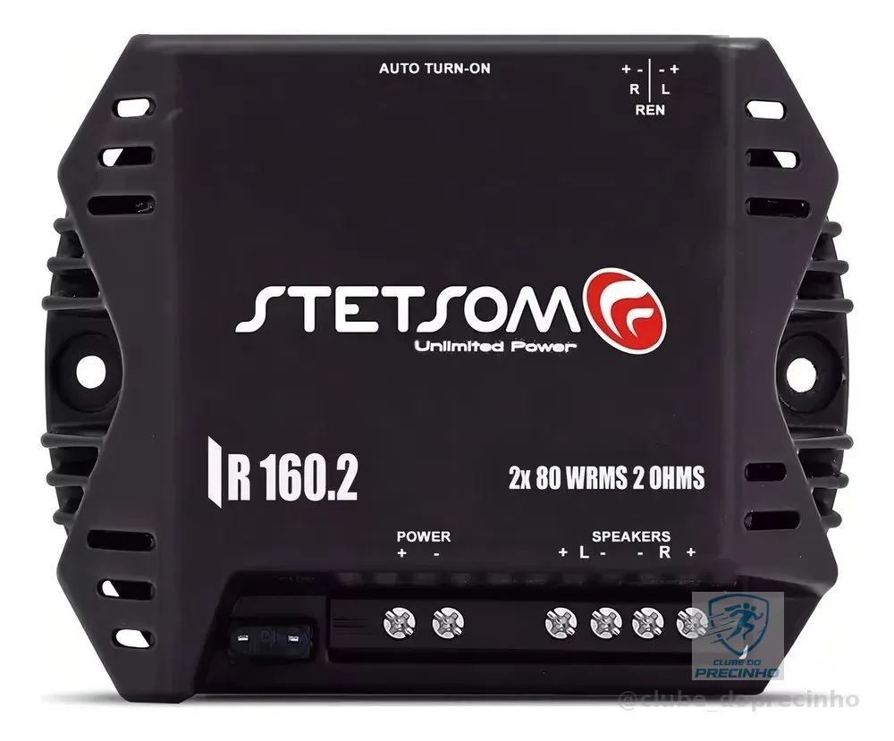 Módulo Potencia Stetsom Iron Line 160W RMS 2OHMS 2 Canais