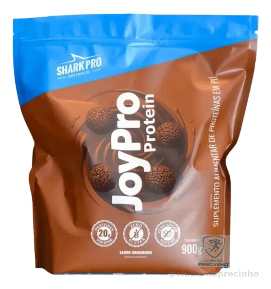 Whey Protein Joypro 100% Gourmet + Colageno 900g - Shark Pro Brigadeiro