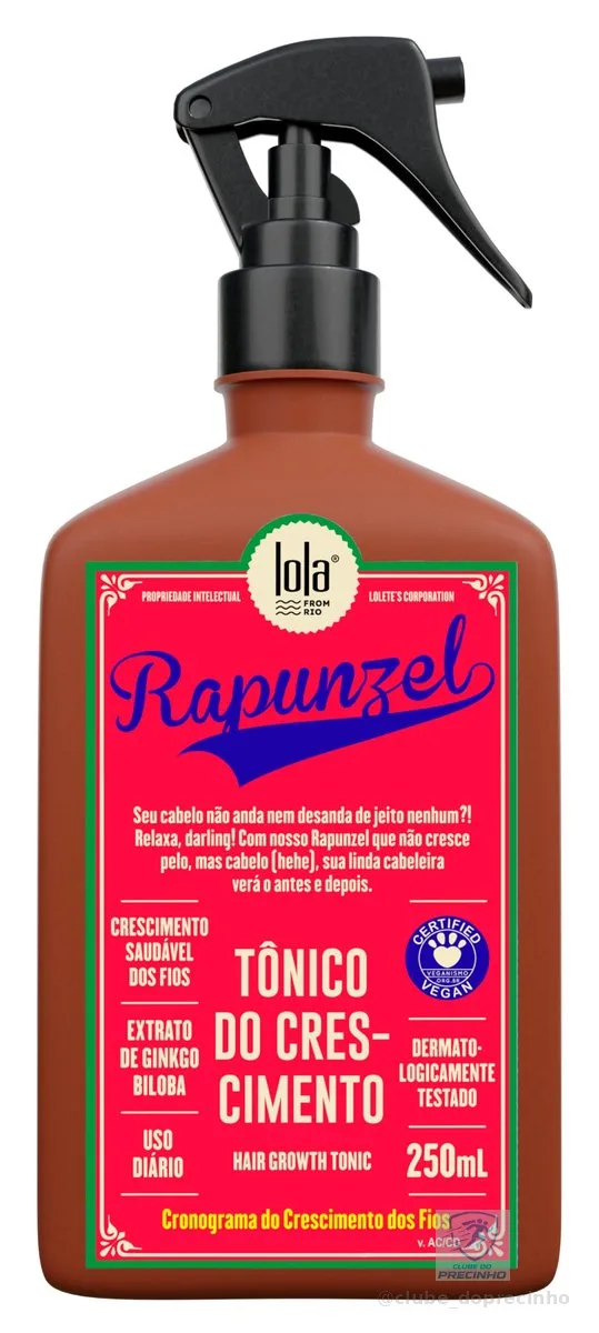 Lola Cosmetics Rapunzel - Tônico Capilar 230ml