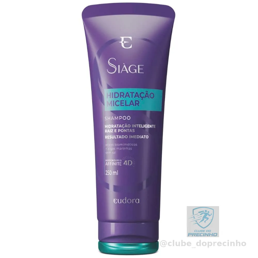 Eudora Siàge Hidratação Micelar Shampoo 250ml