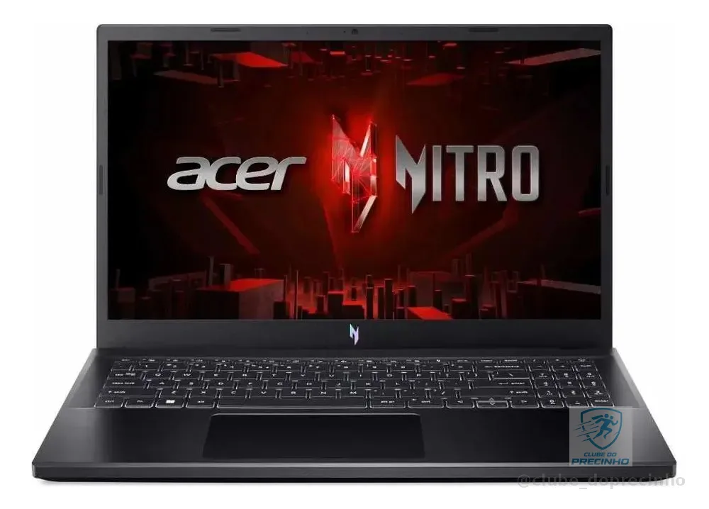 Notebook Gamer Acer Nitro V ANV15-51-57WS Intel® Core™ i5-13420H 13ªGeração 512SSD 8GB Nvidia® GeForce® RTX 3050 GDDR6 Linux Gutta 15,6'