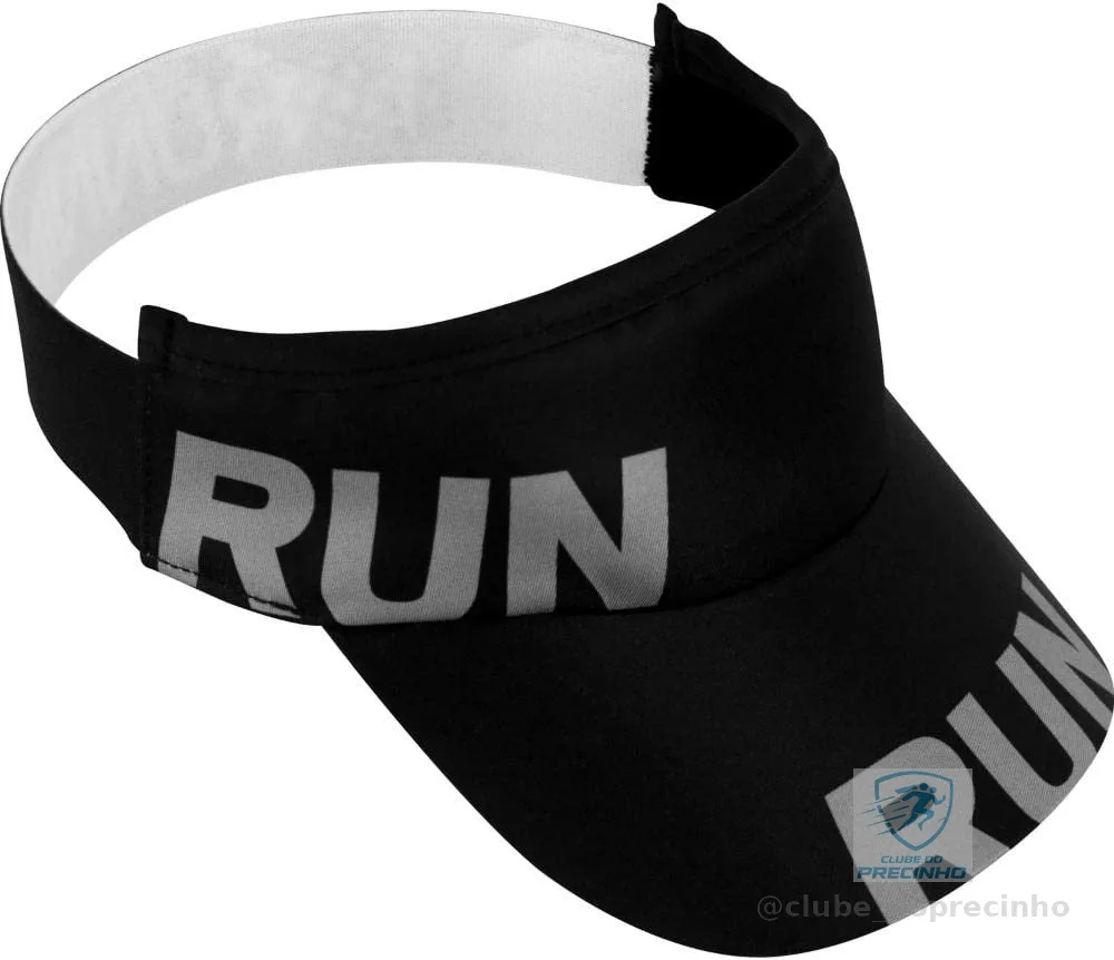 Viseira para Corrida Hupi Run Preto
