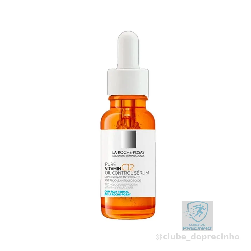 La Roche-Posay, Sérum Antirrugas para Peles Oleosas, Pure Vitamin C12 Oil Control