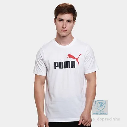 Camiseta Puma 2 Color No. 1 Logo Masculina