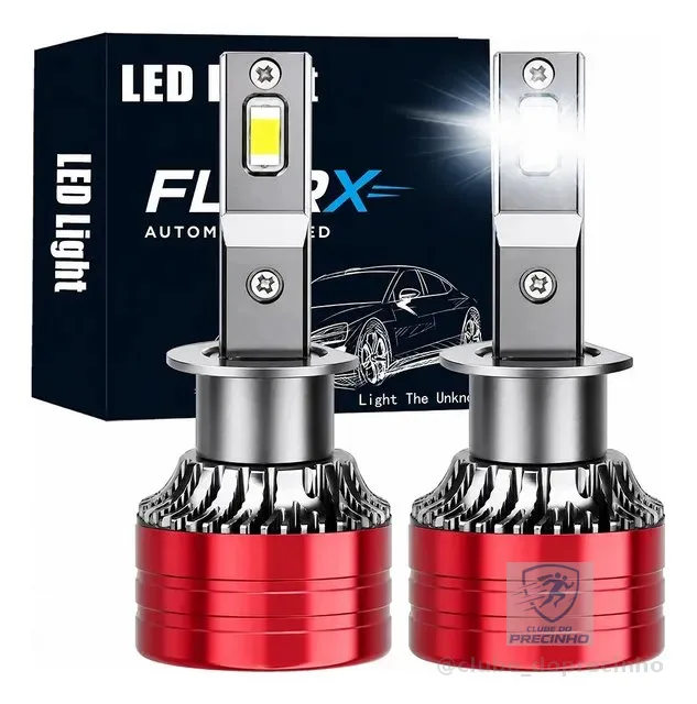 Kit Ultra Led Lampada Farol H1 H3 H4 H7 H8 H11 Hb3 Hb4 H27