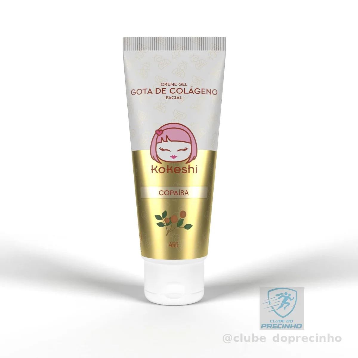 Creme Gel Facial Gota de Colágeno Kokeshi 15g