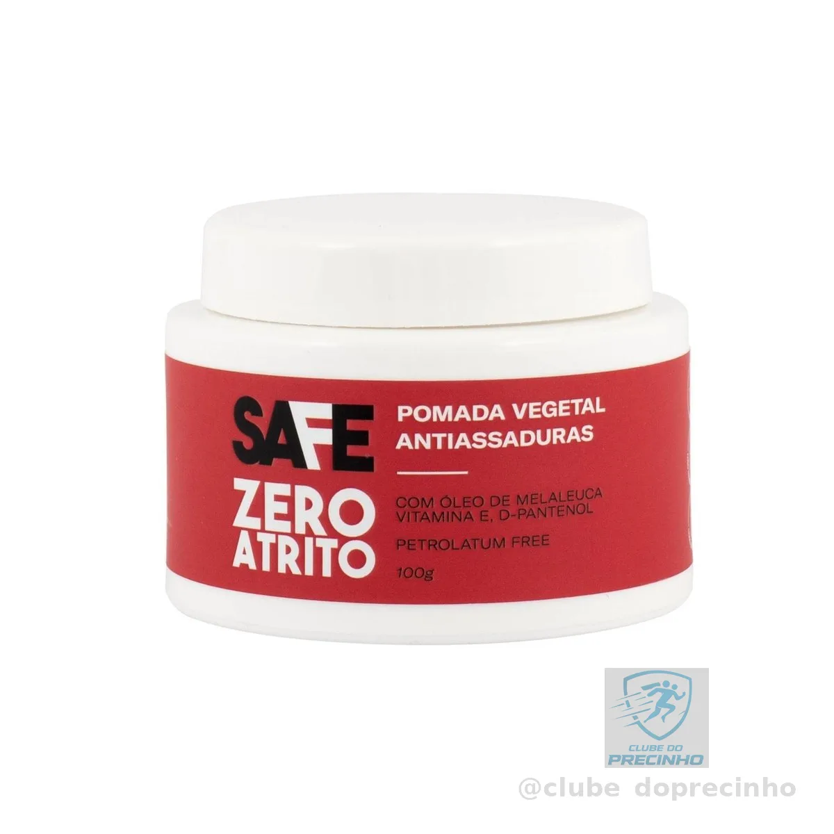 Bula Verdde Pomada Vegetal Zero Atrito Safe Runners 100G Previne Bolhas E Assaduras