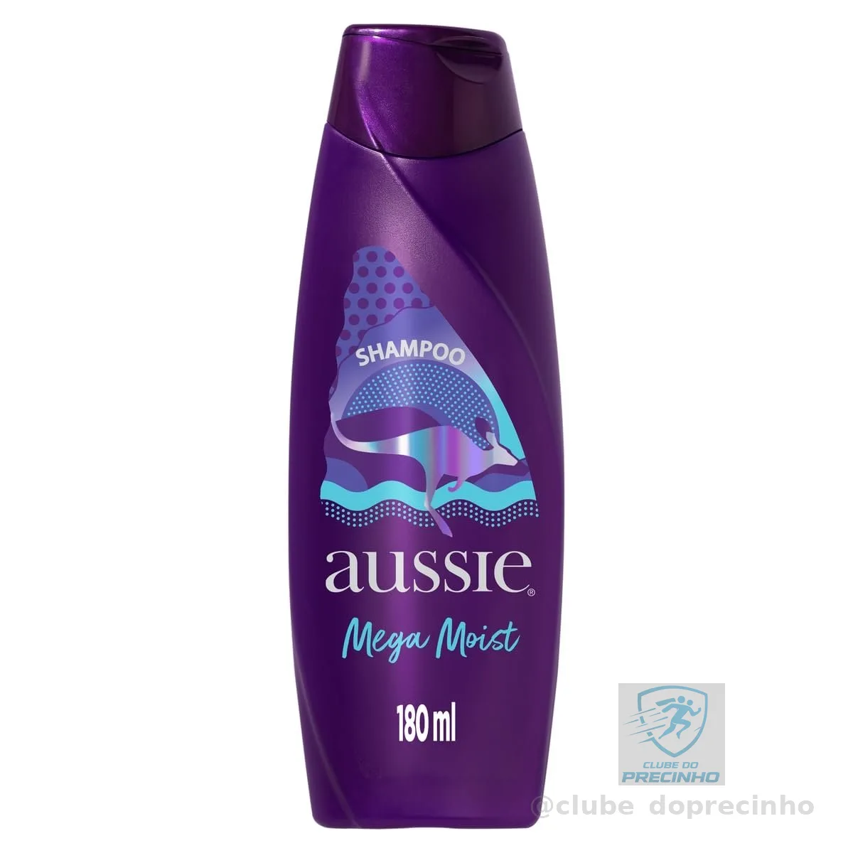 Aussie Shampoo Mega Moist com Óleo de Jojoba 180 ml
