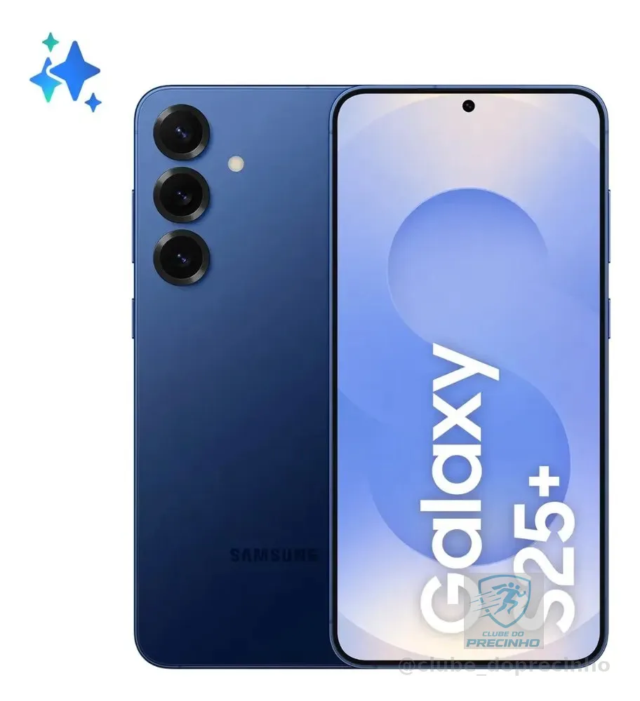 Samsung Galaxy S25+ 5g, 256gb, 12gb, Câmera Tripla - Azul marinho