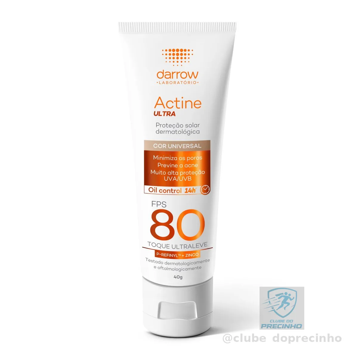 Darrow Actine - Protetor Solar Ultra Fps80 - Cor Universal Cor: Branco