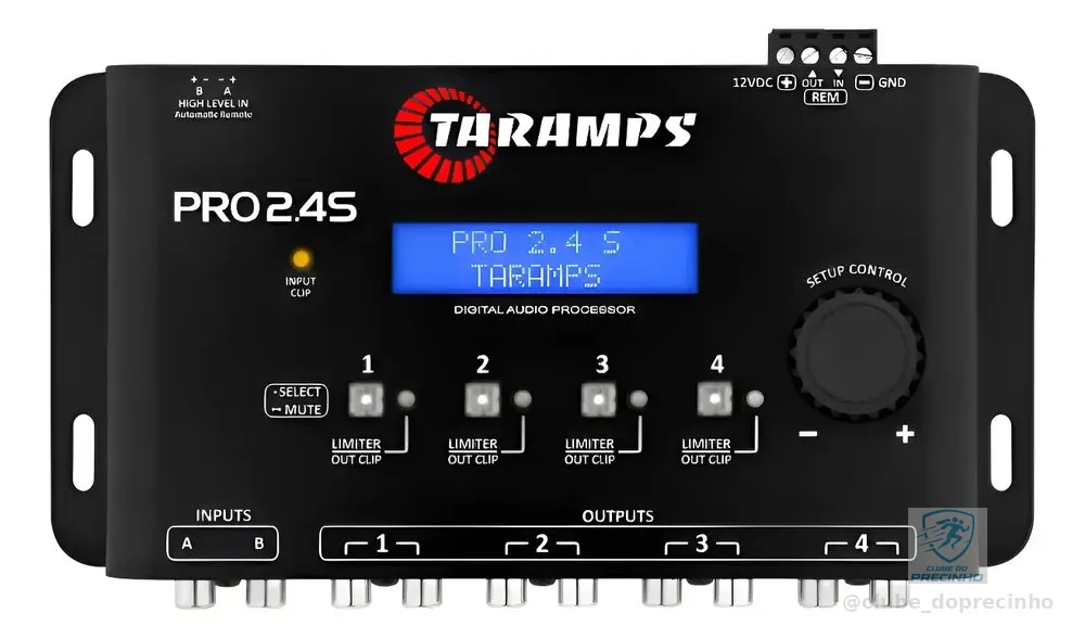 Processador De Áudio Digital Taramps Pro 2.4s Equalizador