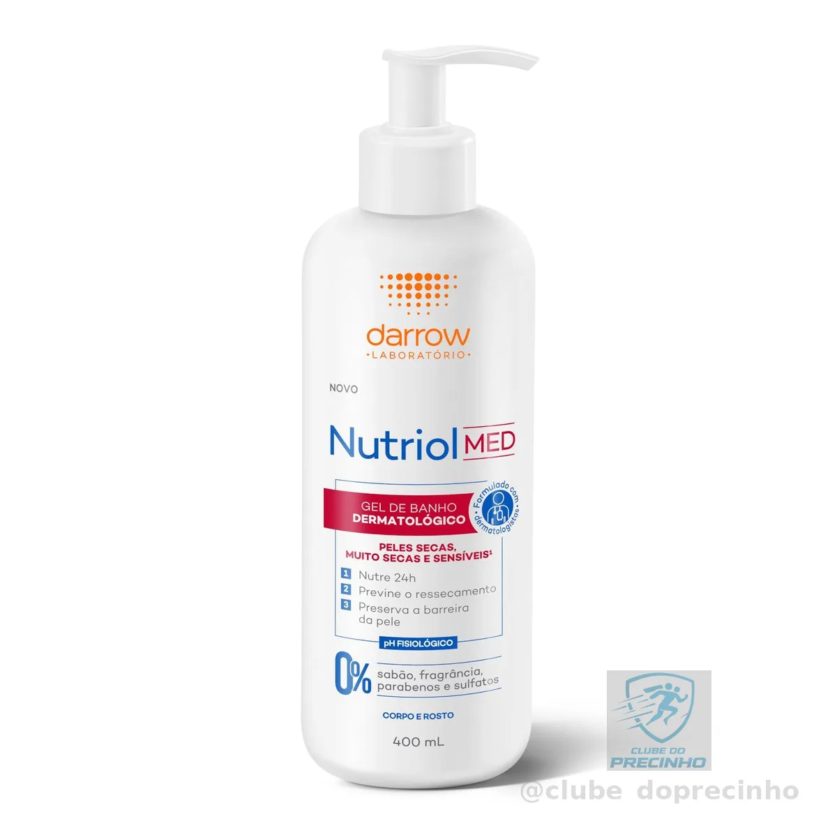 Darrow Nutriol Med Gel de Banho 400ml