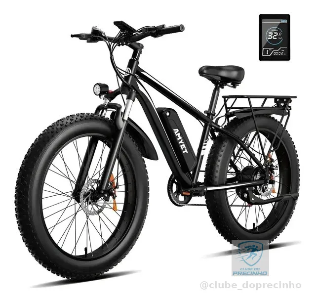 Bicicleta Elétrica  Eb26 1000w 48v 15ah Aro 26 Fat Tire