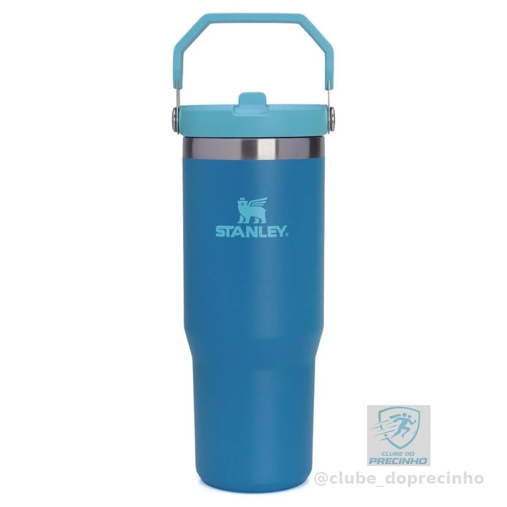 Stanley Garrafa Térmica Tumbler Flip Straw Azure 887ml