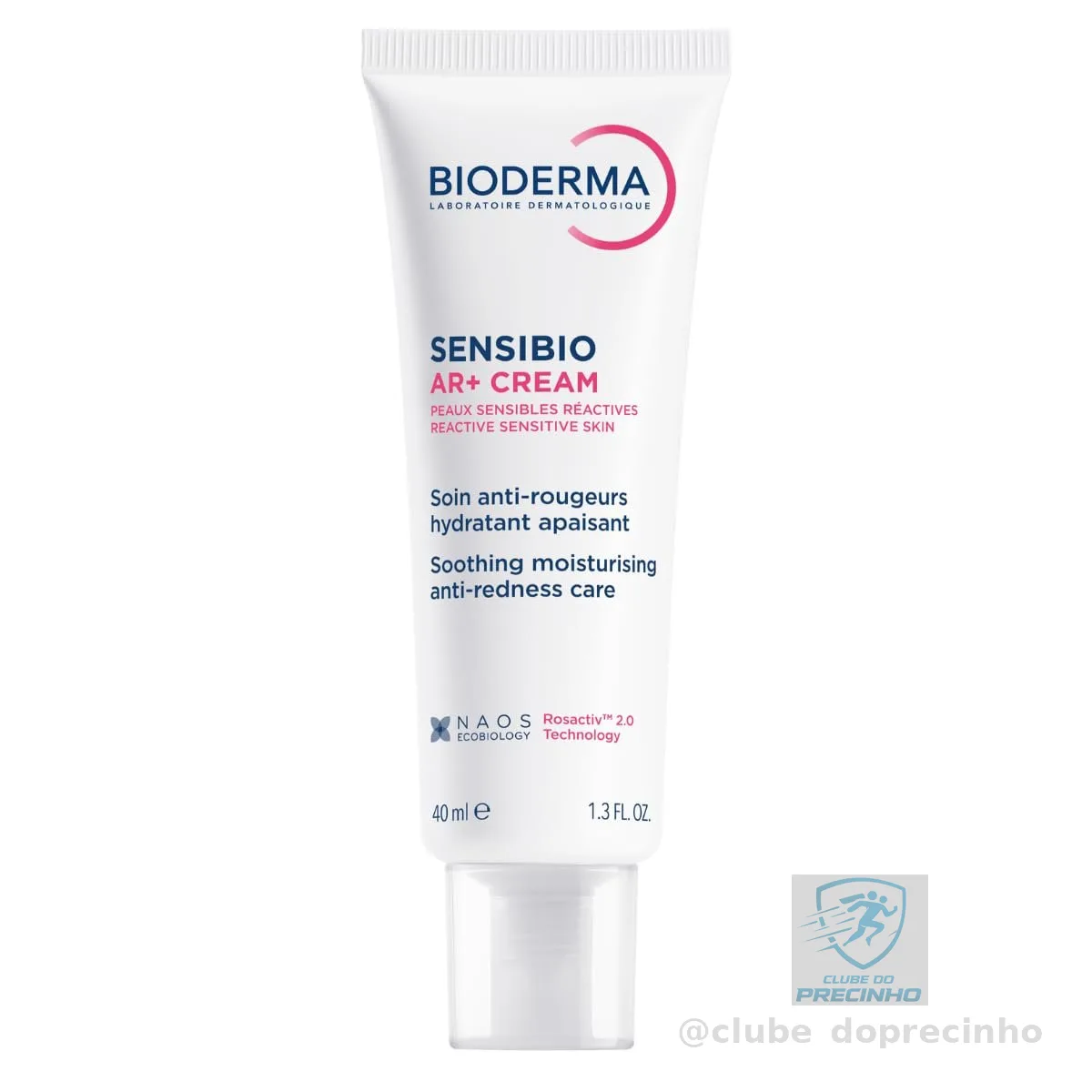 BIODERMA Creme Facial Antivermelhidão Ultracalmante Sensibio AR+ Cream 40ml para Pele Sensível Reativa Hidratante