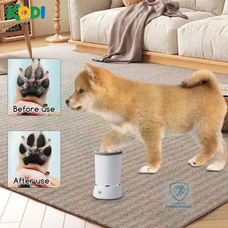 Lava Patas Automático para Pets - Silicone, Portátil com USB e Fácil de Usar-Z2