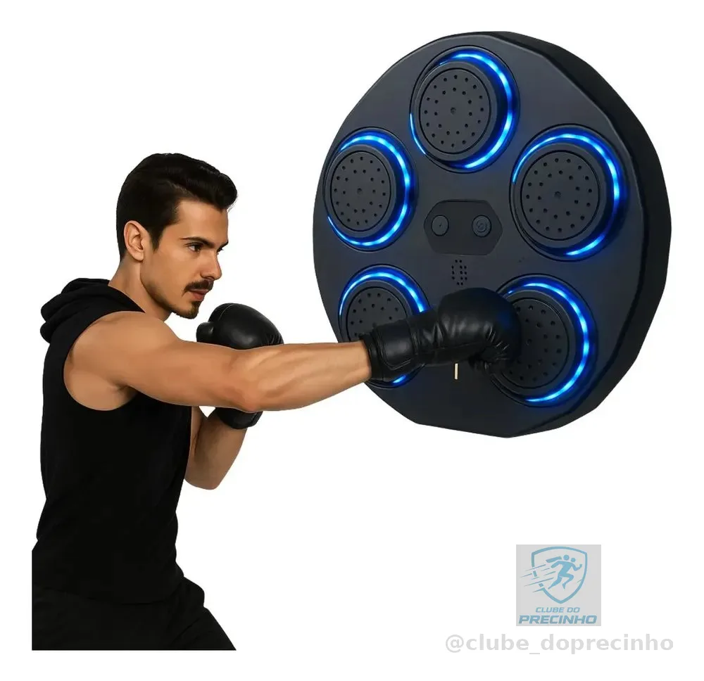 Máquina De Boxe Musical Inteligente Punch Boxing Urbantek