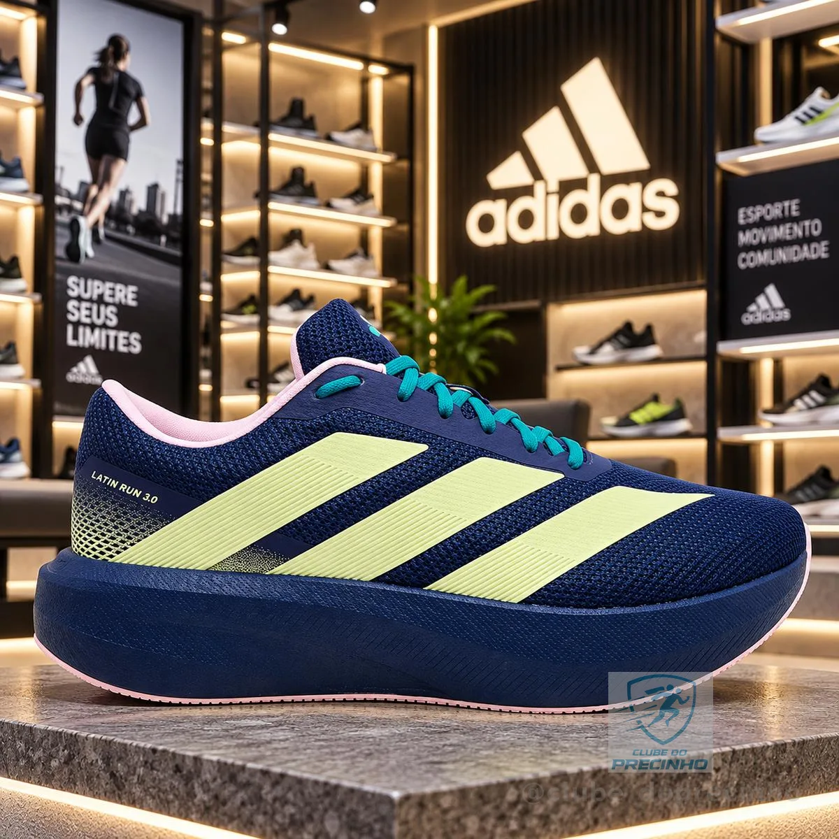 Tênis Adidas Latin Run 3 - 34 ao 44 (6 Cores)