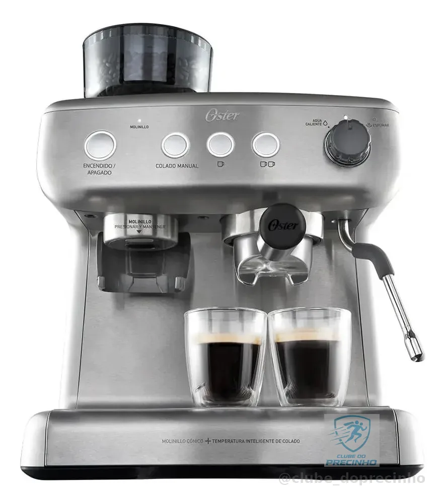 Cafeteira Espresso Oster Xpert Perfect Brew Cor Aço inoxidável