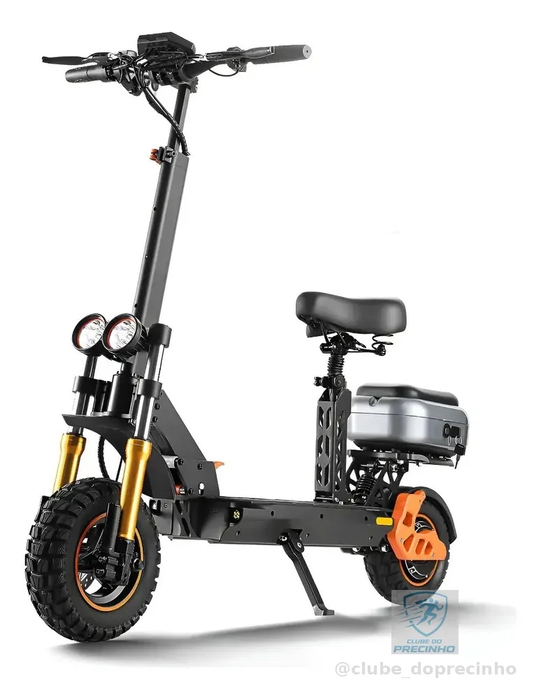 Honeywhale H3 Patinete Eletrico Adulto, 1000w-60km-55km/h-15ah-120kg, Scooter Eletrica Motor-velocidade-autonomia-carga-max, Honey Whale Patinete Juvenil Dobrável Com Assento,amortecimento Hidráulico