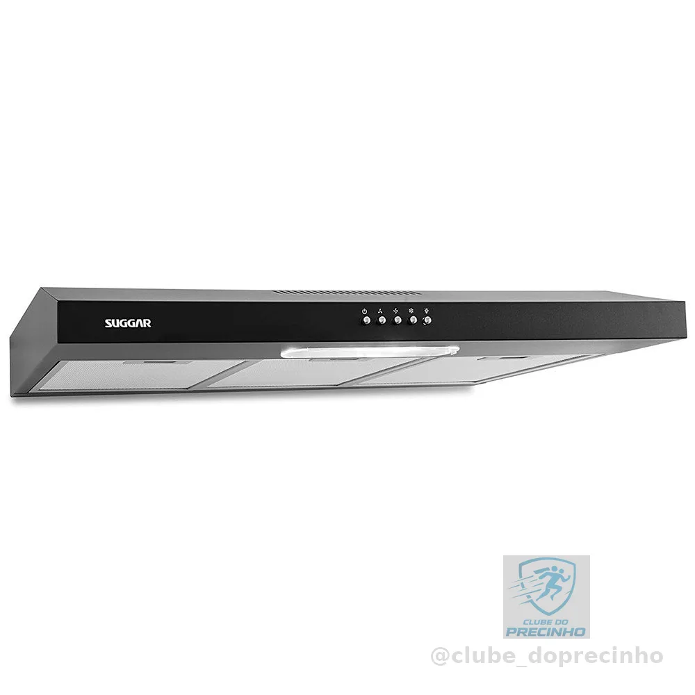 Depurador De Ar Slim Suggar 80cm Preto 127V - DPS181PT