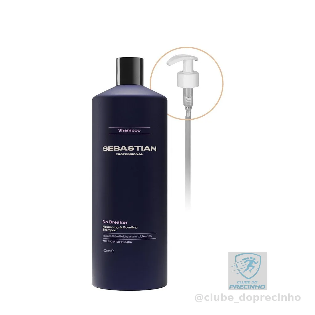 Kit Sebastian Professional No Breaker - Shampoo Litro e Válvula (2 produtos)