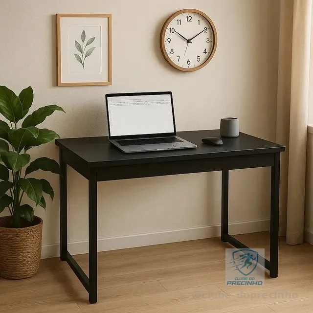 Mesa Home Office Escrivaninha Industrial Quarto Notebook