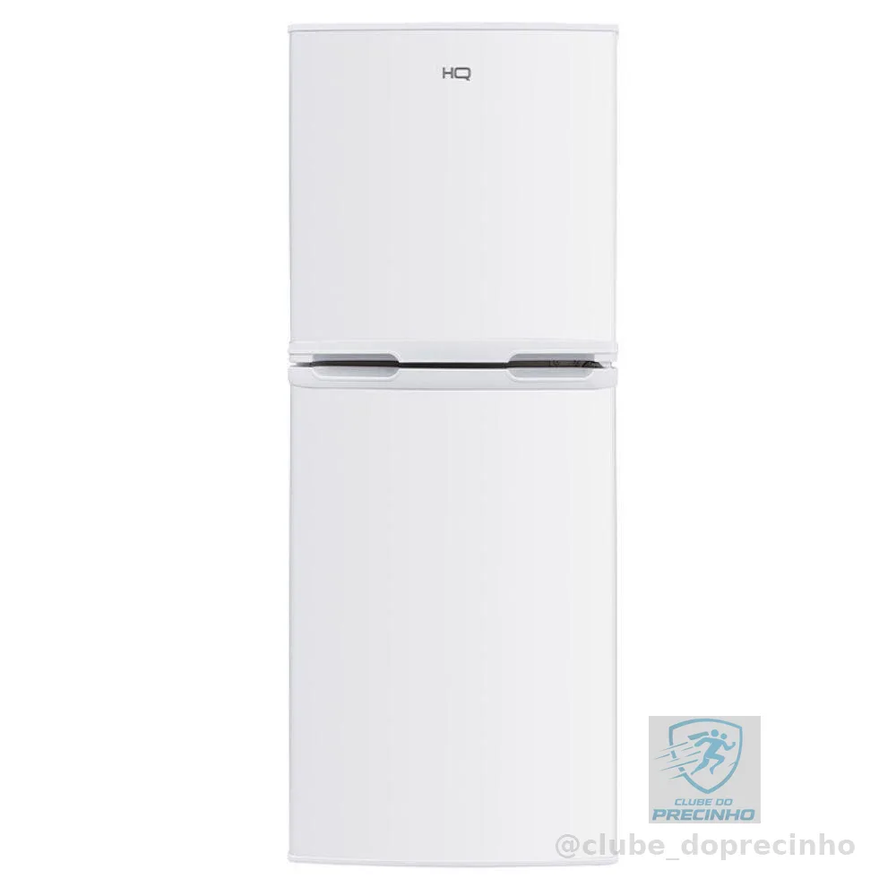 Geladeira Refrigerador Compacto HQ 140L Duplex Defrost, Baixo Consumo A+++ Branco HQ-140RDF