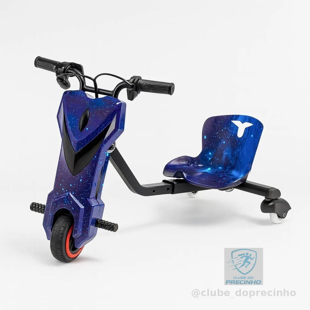 Patinete Triciclo Elétrico Infantil Drift 6,5'' Bluetooth 3 Velocidade