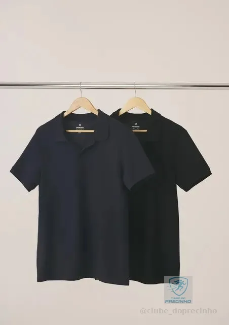 Kit Com 2 Camisas Polo Básicas Masculinas Hering