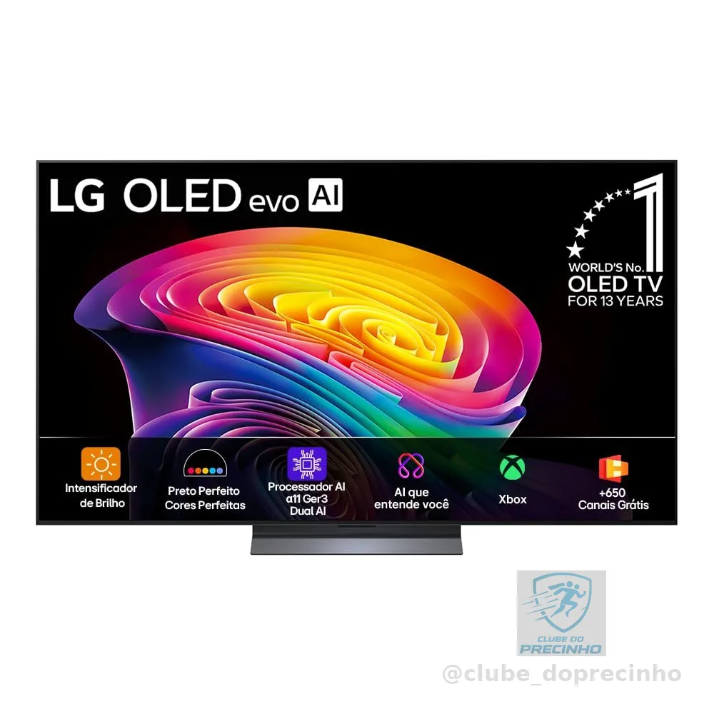 Smart TV LG OLED evo AI 4K C6 55 polegadas 2026