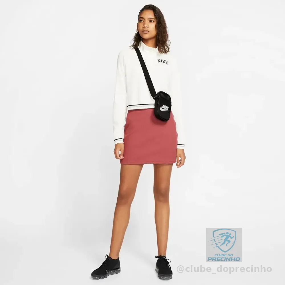 Bolsa Transversal Nike Heritage Preta Preto