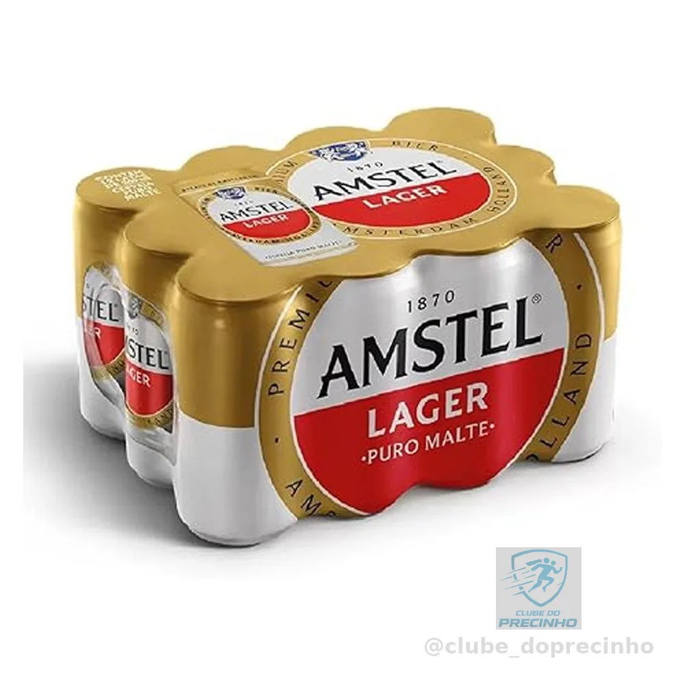 Cerveja Amstel Lager Lata 269ml - 12 Unid.