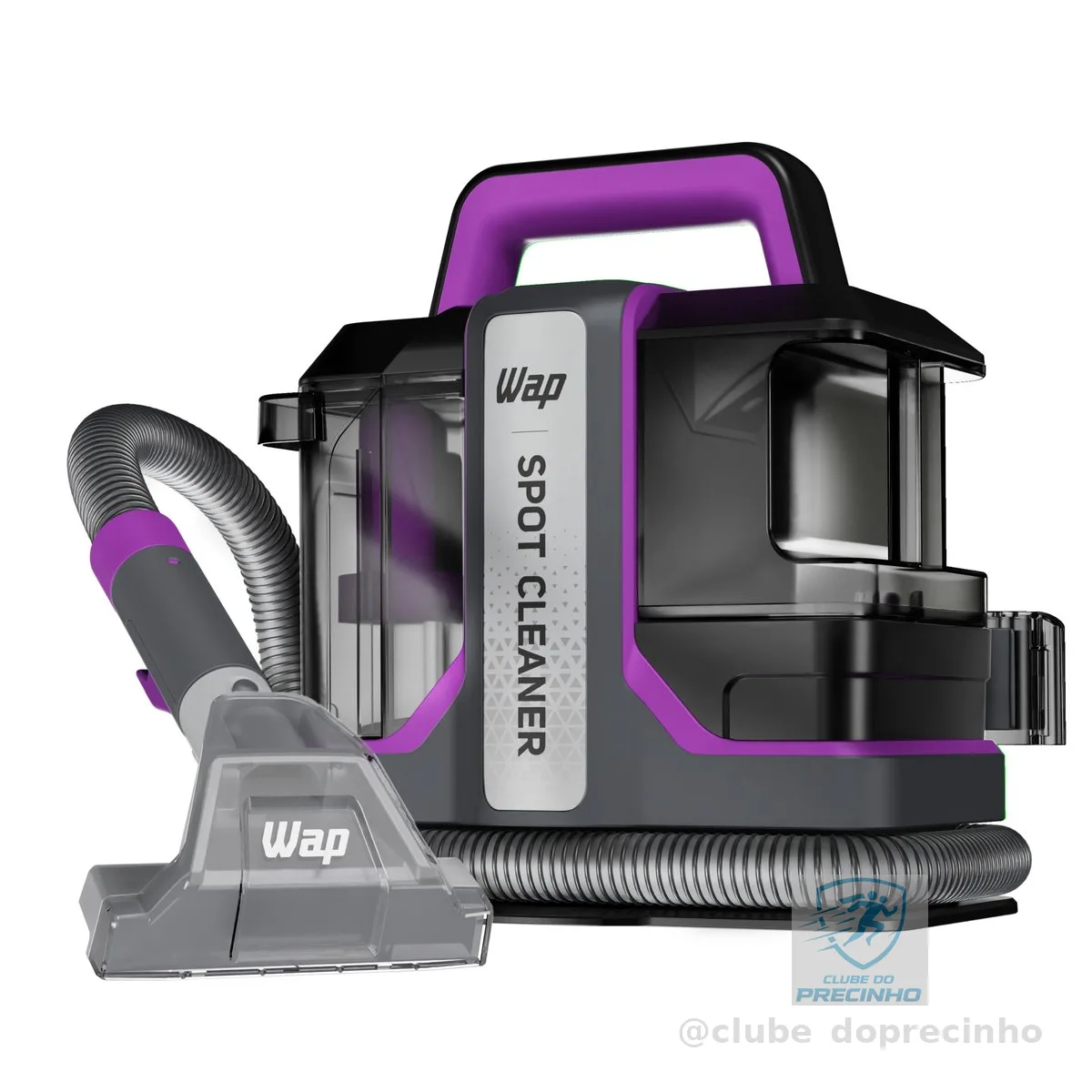WAP Extratora Portátil Spot Cleaner W3, 3 em 1, Borrifa, Esfrega e Extrai, com Sistema de Autolimpeza, 1450W 127V