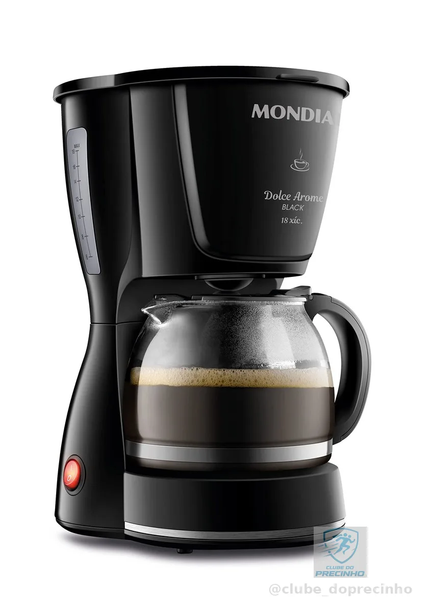MONDIAL Cafeteira Elétrica Dolce Arome, Preto, 550W, 220V - C-30-18X-FB