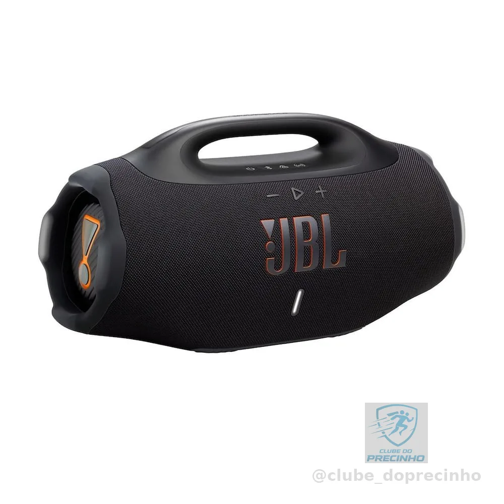 Caixa de Som JBL Boombox 4 210W Bluetooth IP68 Bateria 34h Preto