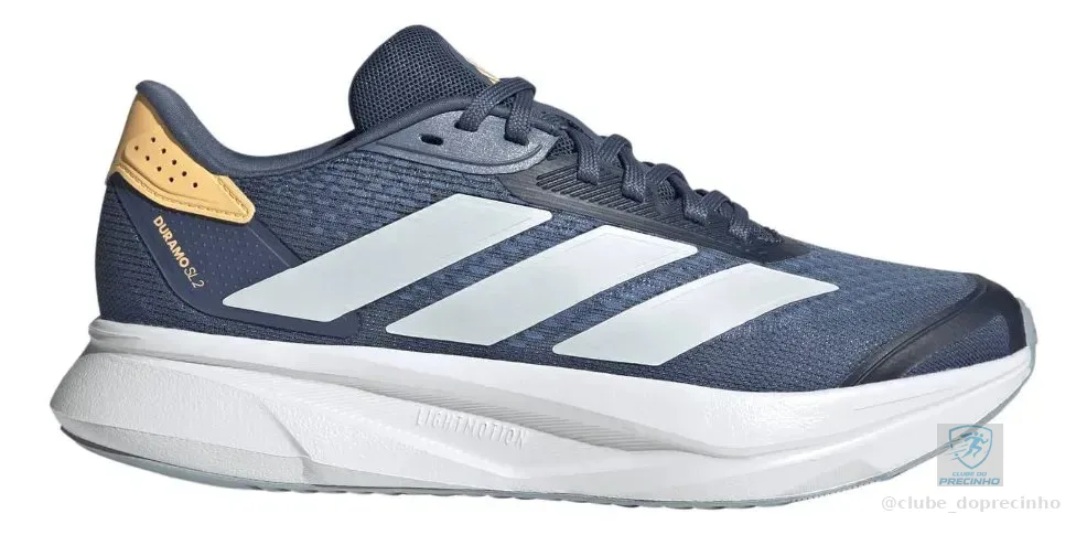Tênis De Corrida Feminino Duramo Sl 2 adidas Azul Liso 37 Br