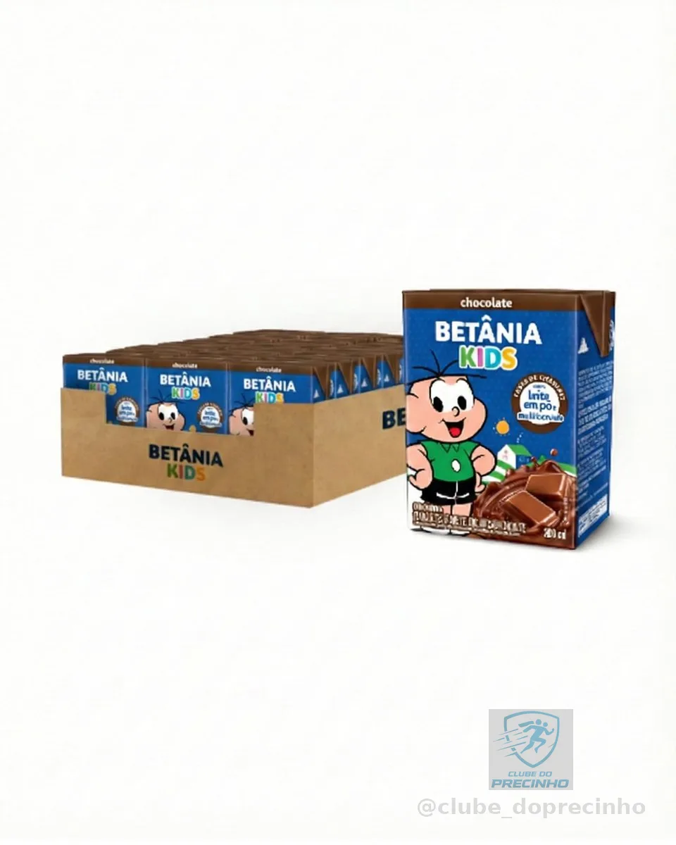 Pack Achocolatado Betânia Kids 200ml - 27 Unidades