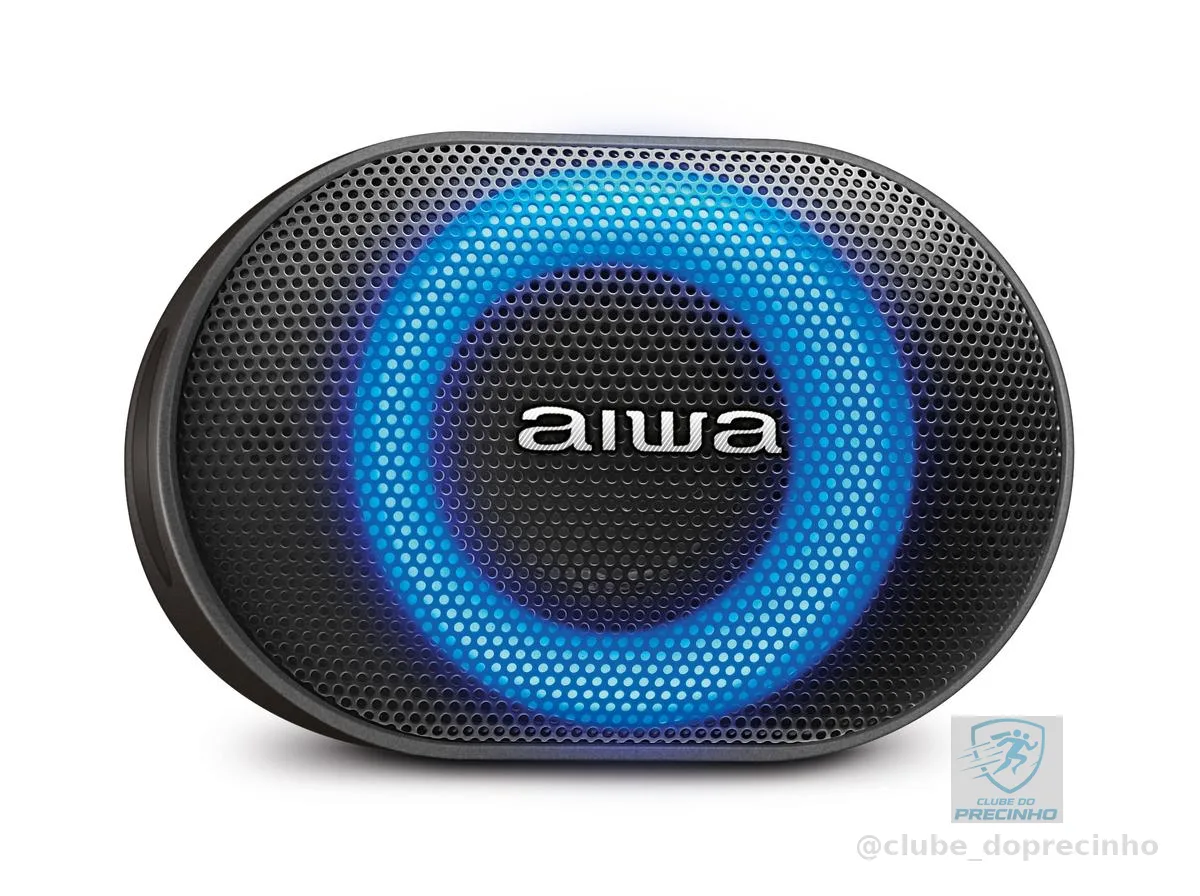 Caixa de Som Speaker AIWA AWS-SP-06-B 10W Bluetooth IPX6