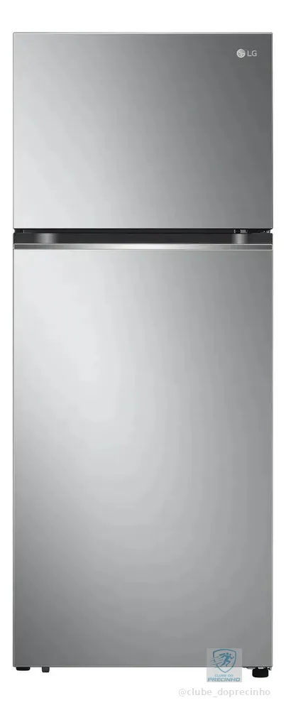 Geladeira LG Frost Free Inverter 395L Duplex Inox Look - 127V