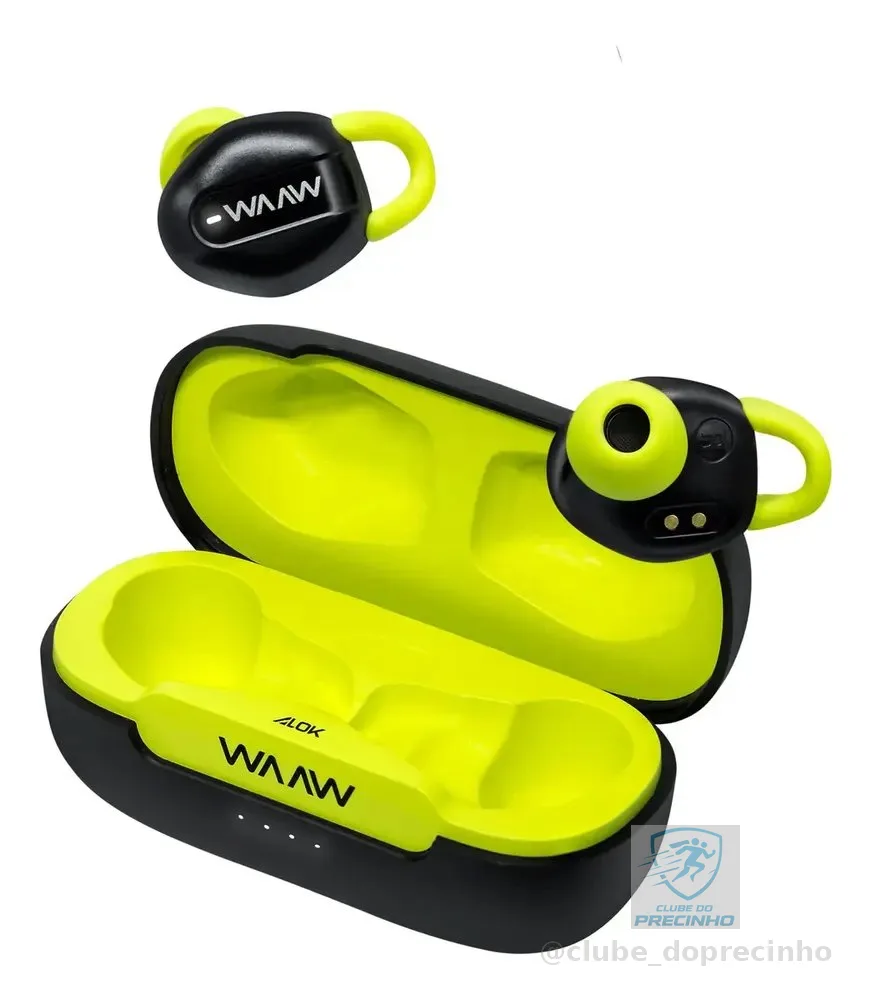 Fone De Ouvido Bluetooth Sport Waaw By Alok Move 200