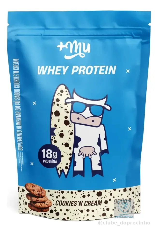 Whey Concentrado Sabor Cookies And Cream Refil 900G +Mu