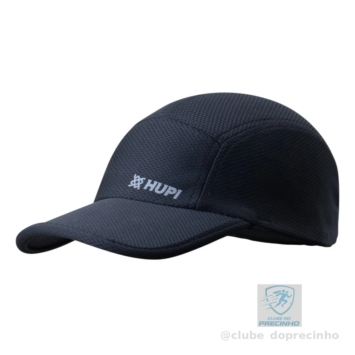 Boné Uv com Proteção Solar Hupi Sun Dry Preto
