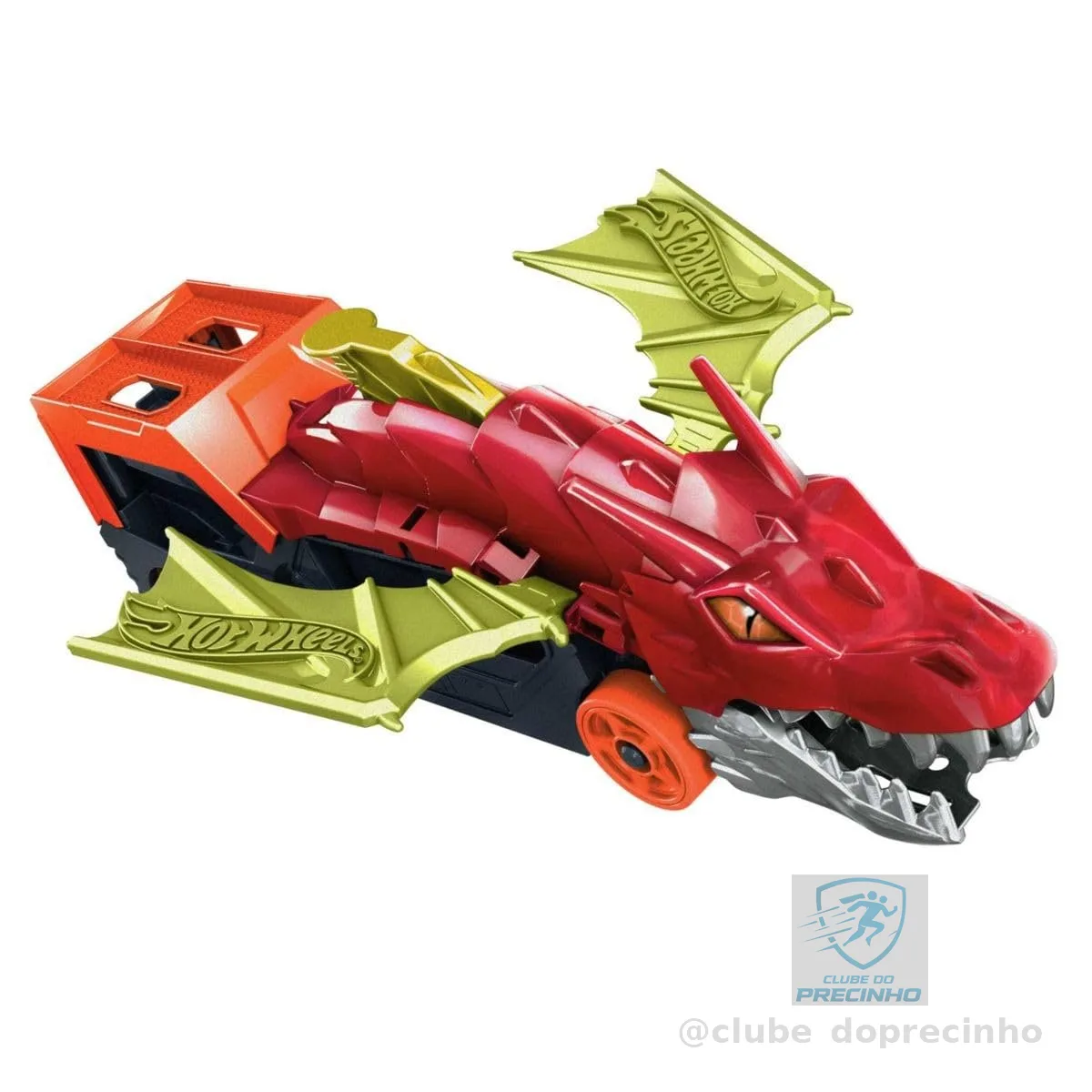 Hot Wheels City Pista de Brinquedo Reboque de Dragão 3 anos