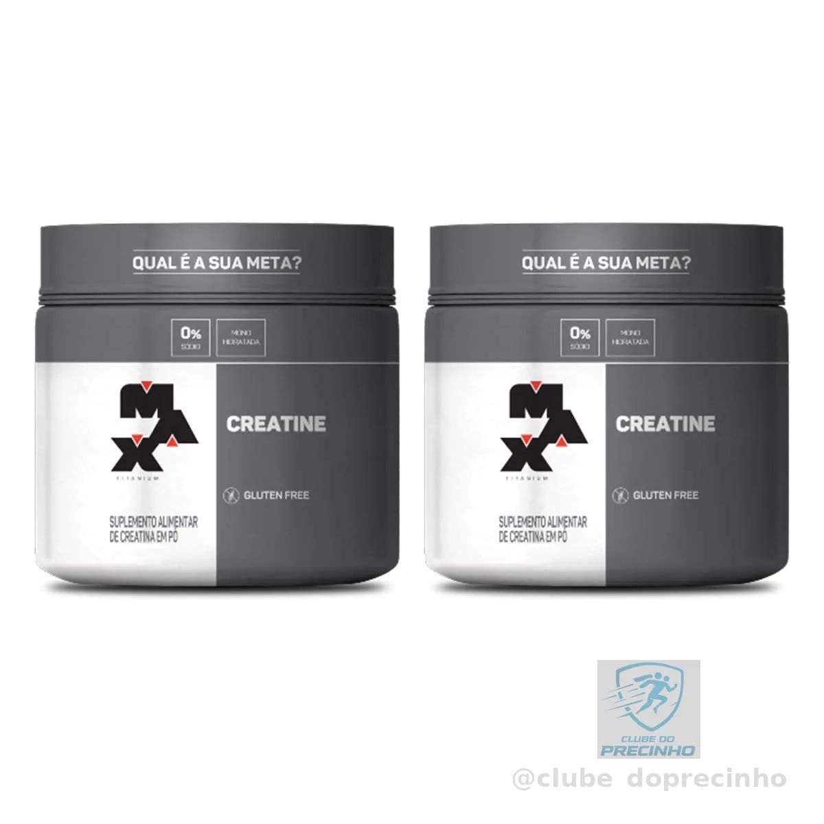 Kit 2x Creatina 300g Max Titanium